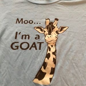 Moo I’m a Goat light Blue T-shirt